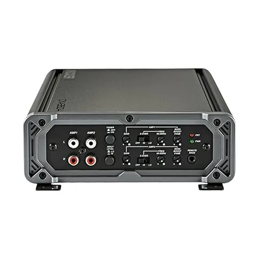 Kicker 46CXA3604T 360 Watt RMS 4 Channel 50-200 Hz Vehicle Car Audio Class A/B Amplifier with Variable High and Low Pass Filters