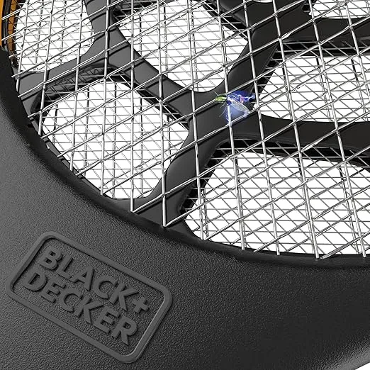 BLACK+DECKER Bug Zapper Fly Swatter Electric - Fly Zapper & Bug Zapper Indoor & Outdoor- Heavy Duty w/Counter for Flies, Mosquitoes, Gnats & Other Small to Large Flying Pests