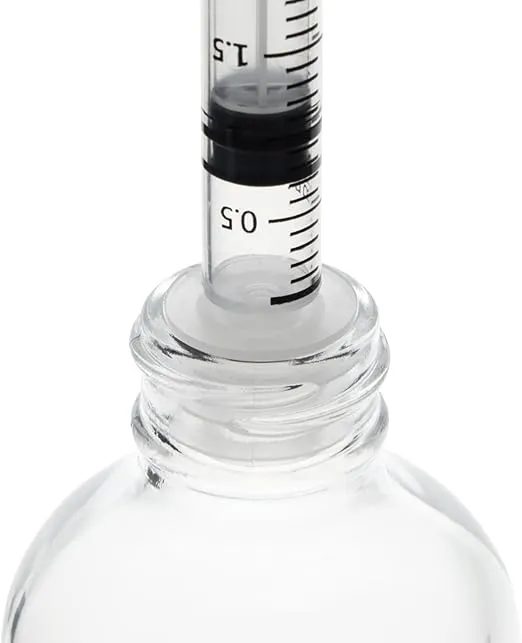 Juvale 45 Pack Press In Medicine Bottle Adapter for Syringe, 3 Sized Medical Dosing Adaptor for Oral Dispensers, Liquid Medication