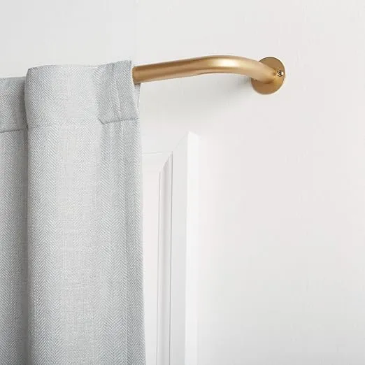 Exclusive Home Curtains Holden 1" Curtain Rod, 52-72, Gold