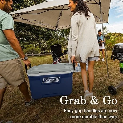 Coleman 316 Series Insulated Portable Cooler with Heavy Duty Handles, Leak-Proof Outdoor Hard Cooler Keeps Ice for up to 5 Days, Great for Beach, Camping, Tailgating, Sports, & More