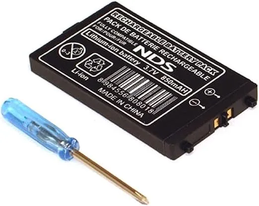G-Dreamer 850mAh Rechargeable Lithium-ion Battery + Tool Pack Kit Compatible for Nintendo DS NDS