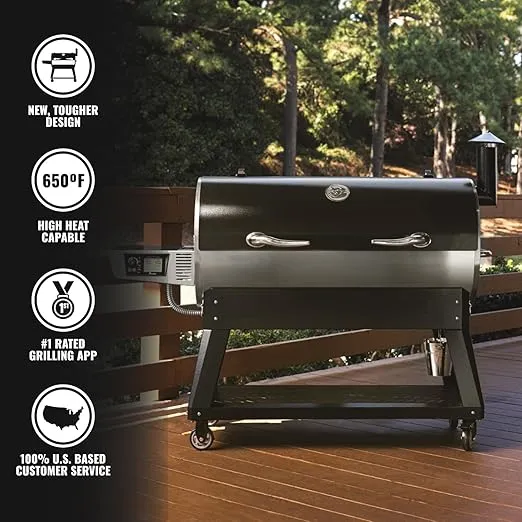 recteq Flagship XL 1400 Pellet Smoker Grill, Wi-Fi-Enabled Electric Pellet Grills, Outdoor Grills & Smokers, BBQ Grill, 1437 Sq. in. Cooking Space, Flagship XL 1400 + Basics Bundle