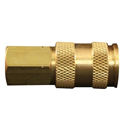 Milton 764 1/4" FNPT HIGHFLOWPRO™ V-Style/European Interchange Air Coupler Fitting (High Volume Low Pressure Application) -Box of 10