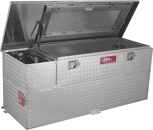 RDS MFG INC Fuel Transfer/Auxiliary Tank/Toolbox Combo with 8 Gpm Pump - 60-Gal. Capacity