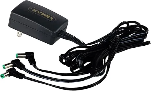 Lemax # 94566 4.5Volt Black Adaptor with 3 prongs