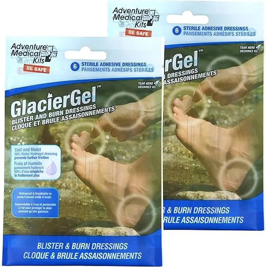 Adventure Medical Kits GlacierGel Blister and Burn Dressing - (Pack of 2)