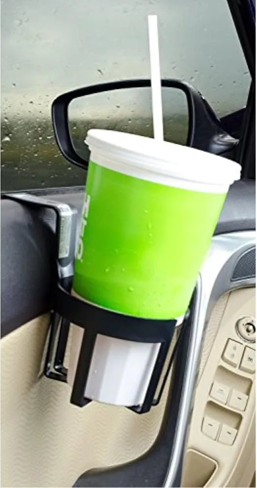 Custom Accessories 91100 Black Large Cup Holder - 44 oz.Capacity