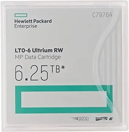 Hpe 10 Pack - Hp C7976A LTO 6 Ultrium (2.5/6.25 TB) MP RW Data Cartridge