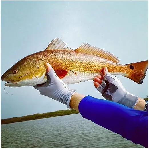Glacier Glove Islamorada 50+ Sun Protection Durable Lightweight Breathable Quick-Dry Fingerless Outdoor Fishing Sun Glove