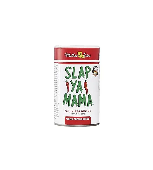 Slap Ya Mama Cajun Seasoning from Louisiana Spice Variety Pack, 8 Ounce Cans, 1 Cajun, 1 Cajun Hot, 1 White Pepper Blend
