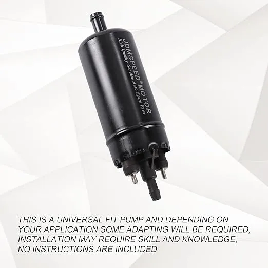 JDMSPEED New Universal Inline High Pressure Fuel Pump 12V Gasoline Fuel Injection Pump Replacement 0580464070 0580453911 0580463017 0580464023