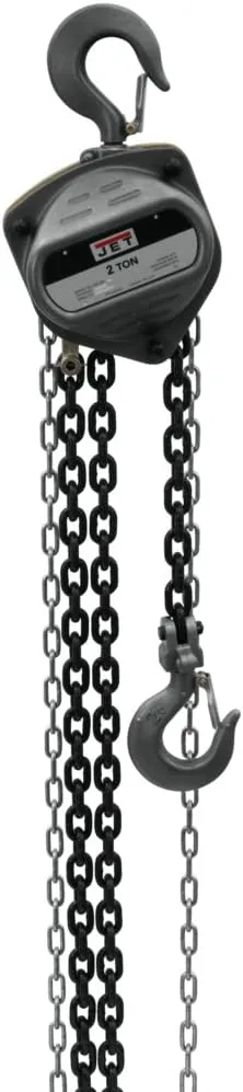 JET 2-Ton Hand Chain Hoist, 10' Lift (Model S90-200-10)