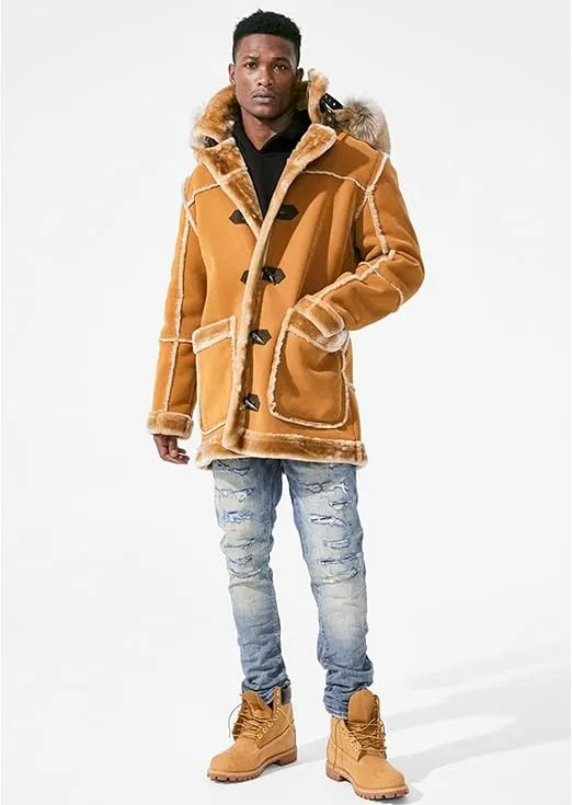 Jordan Craig Men Denali Shearling Jackets (Cognac)