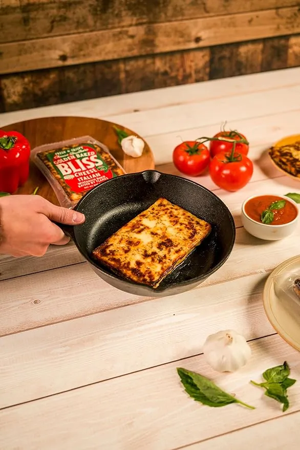 Cheese Bros. Italian Golden Baked Bliss Cheese | Made in Wisconsin | Heat & Eat | Fresh & Crispy | 4 Pack