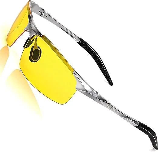 ROCKNIGHT Driving HD Polarized UV400 Protection Ultra light Al-Mg Golf Fishing Outdoor Sunglasses