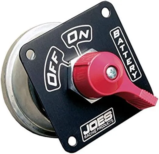 Joes Racing Products 46200 2 Terminal Battery Disconnect with Panel