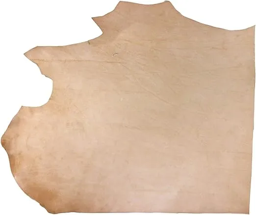 Tandy Leather Vegetable Veg Tan C/D Grade #2 Tooling Carving Embossing Stamping Single Cowhide Leather Shoulder 7oz to 9oz 4-6 Square Feet