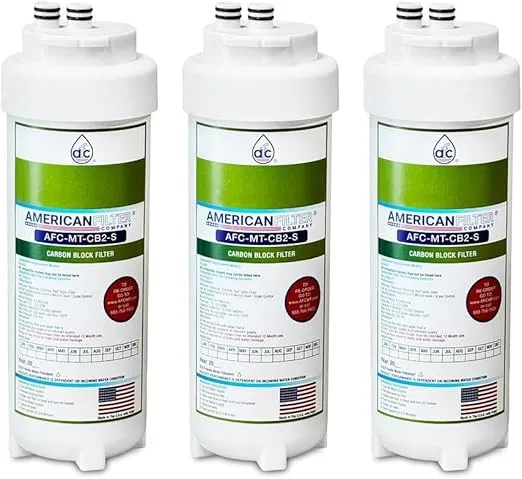 AFC® # AFC-MT-CB2-S, Compatible with Manitowoc® K00494 water filter cartridge -Made in U.S.A. - 3 Filters