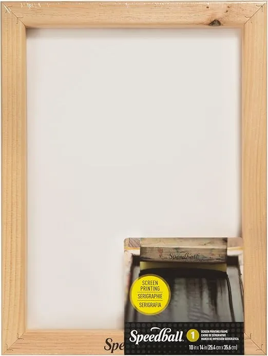 Speedball 110 Monofilament Screen Printing Frame & Base Unit, 10-Inch x 14-Inch