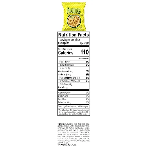 Funyuns Onion Flavored Rings, Original, 0.75 Ounce (Pack of 40)