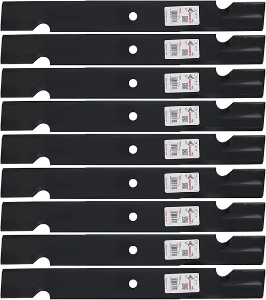 Rotary 3434 Mower Blades for Bobcat Ferris Scag Snapper 21” Length 2-1/2” Width .204” Thickness 5/8” Center Hole Fits 61in. Deck