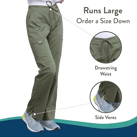 Scrubs for Women Workwear Revolution, Drawstring Scrub Pants, Soft Stretch WW120