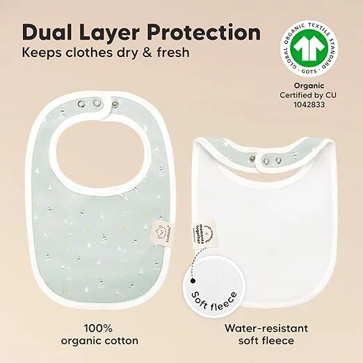 8-Pack Organic Baby Bibs for Boys, Girls - Soft Cotton Drooling and Teething Baby Bibs, Baby Girl Bibs, Baby Boy Bibs, Baby Drool Bibs for Baby Girl, Boy, Newborn Infant Bibs(Vessels)