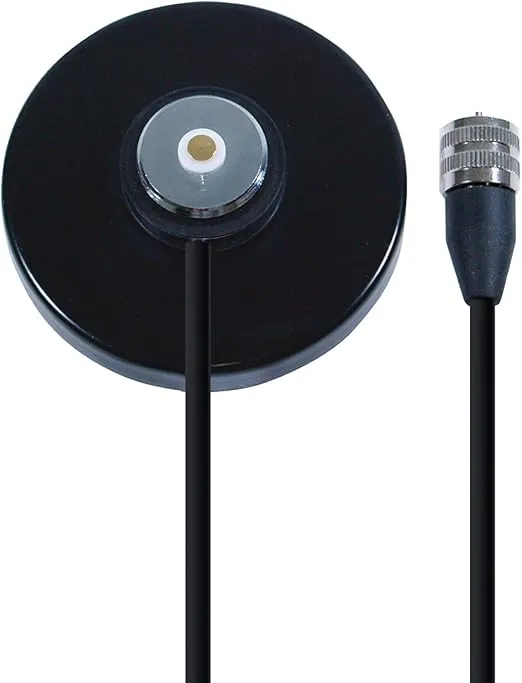 Midland – MXTA12 MicroMobile Antenna Mag Mount with NMO Connector and 12 Foot Cable – Compatible with MXT105, MXT115, MXT275, MXT400, MXT500, and MXT57