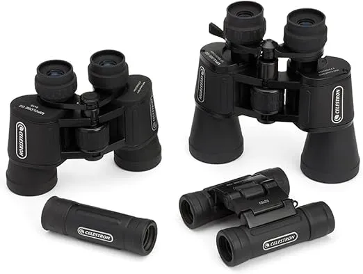 Celestron – UpClose G2 10x25 Binocular – Multi-Coated Optics for Bird Watching, Wildlife, Scenery and Hunting – Roof Prism Binocular for Beginners – Includes Soft Carrying Case