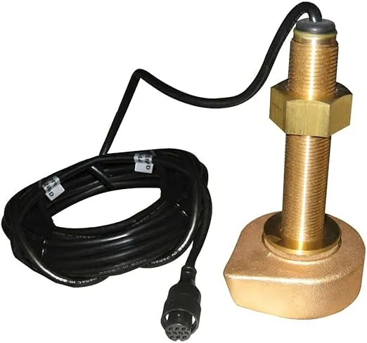 Furuno 50/200KHz, BRZ TH Depth Xdcr, 8m/10Pin, Bronze (520-5MSD)
