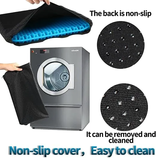 Large Gel Seat Cushion for Long Sitting with Non-Slip Cover,Soft & Breathable,Chair Cushion,Car seat Cushion,Office seat Cushion,Seat Cushion for Desk Chair,Wheelchair Cushion