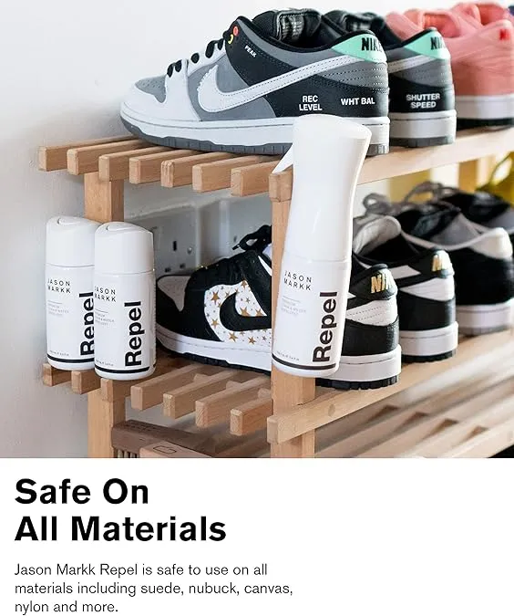 Jason Markk Repel Spray Kits, Shoe Cleaner, Water & Stain Repellent, Footwear