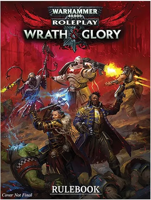 CUBICLE 7 Warhammer 40000 | Wrath & Glory Core Rulebook | Roleplaying Game | 2+ Players | Ages 14+ | 60 to 90 Minutes Playing Time