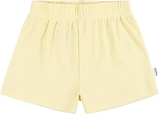Gerber Baby Girls' Toddler Sleeveless Tank Top and Shorts Set