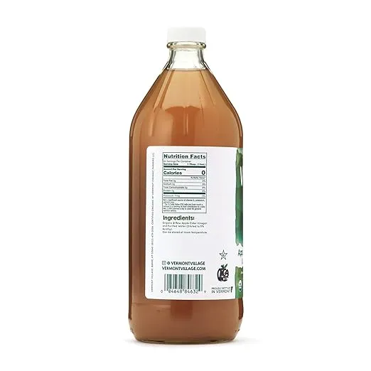 Vermont Village Vinegar Apple Cider Organic, 32 oz