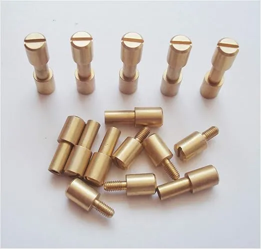 Corby Bolts Fasteners,10 Sets/lot,EDC Knives Maker Screws,Tactics Lock Rivet,DIY Knife Handle Fastener Revits (Brass)