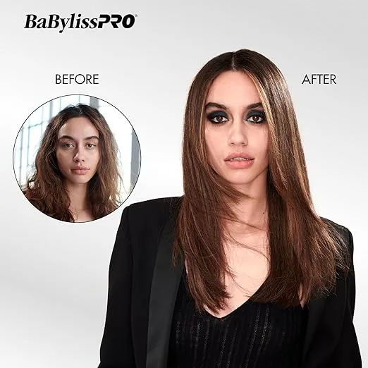 BaBylissPRO Nano Titanium Prima Ionic Hair Straightener, Curl and Straighten Hair With One Professional Tool