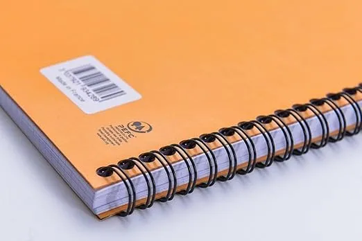 Rhodia Exaclair Graph Notebook 9 X 11 3/4 (Orange), A4+ (193008C)