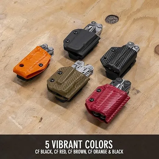Clip & Carry Kydex Multitool Sheath for LEATHERMAN SURGE - Made in USA (Multi-tool not included) EDC Multi Tool Sheath Holder Holster Cover