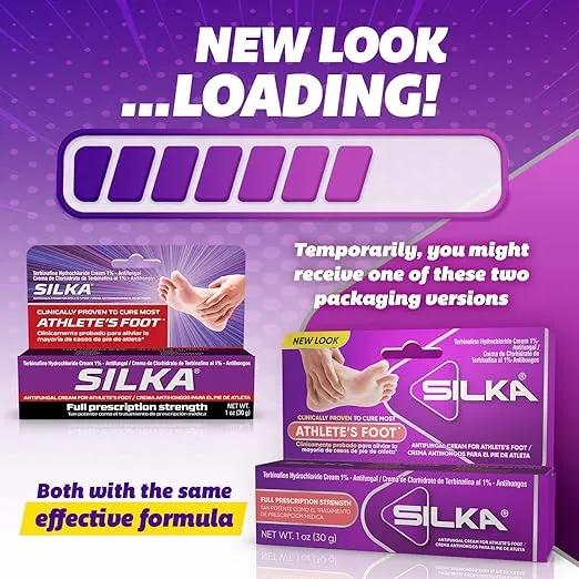 Silka Max Strength Antifungal Liquid & Cream Set - Powerful Relief for Toenail Fungus, Athlete's Foot, and Ringworm, Itch and Burn Relief