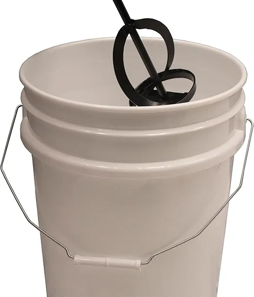 ALLWAY SM5 SM5 All-Steel Spiral Paint & Mud Mixer Drill Attachment for 5-Gallon Containers
