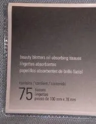 Mary Kay Beauty Blotters Oil-Absorbing Tissues ~ 75/Pkg Body Care / Beauty Care / Bodycare / BeautyCare by Chom