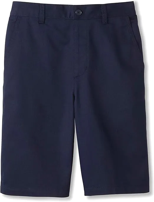 French Toast Boys' Husky Pull-on Twill Shorts School Uniform for Kids