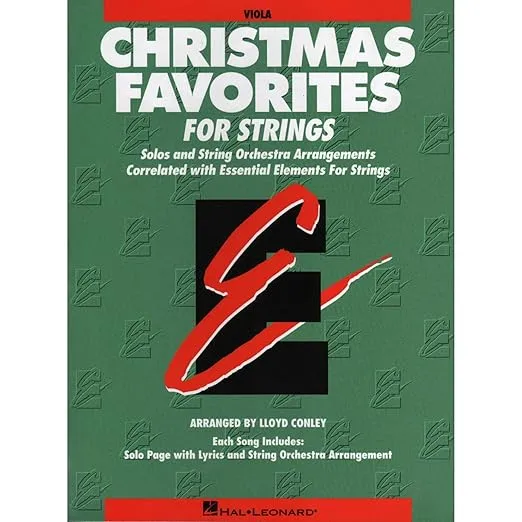 Essential Elements Christmas Favorites for Strings: Viola (Essential Elements for Strings)