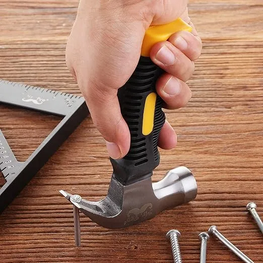 Mr. Pen- Hammer, 8oz, Small, Camping Claw Hammer, Stubby Tack Hammer, Hammers Tools, Nail Hammer for Women, Magnetic Handy Hammer, Teal Hammer For Kids