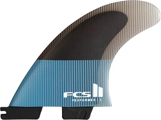 FCS II Performer PC Tranquil Blue Tri Fins