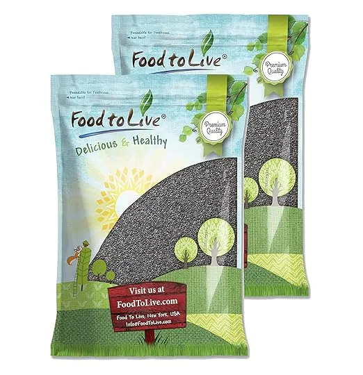 Black Sesame Seeds, 16 Pounds - Raw, Unhulled, Kosher, Vegan, Bulk, Kala Til