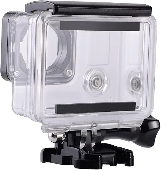 Suptig Replacement Waterproof Case Protective Housing for GoPro Hero 4, Hero 3+, Hero 3 Accessories Action Camera for Underwater Use - Water Resistant up to 147ft (45m)