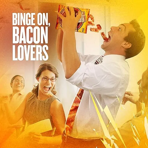 Slim Jim Smoked Bacon Jerky, Hickory Flavor, 10g Protein Per Serving, Great Stocking Stuffer, 2.75 oz. (1 Count)